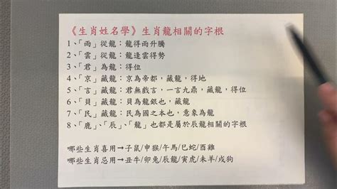 屬龍的姓名學|生肖屬龍的個性、守護神、生肖姓名學取用法則與忌用字庫－芷蘭。